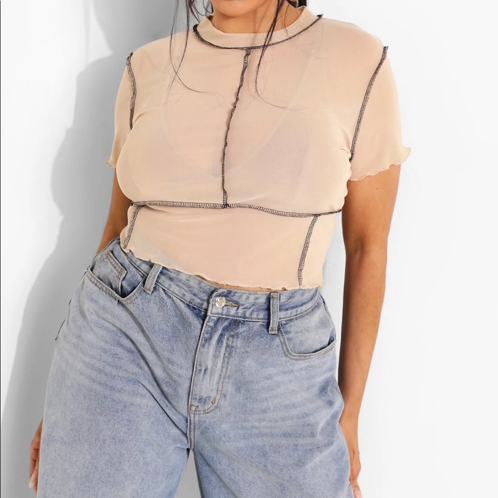 Mesh Crop Top